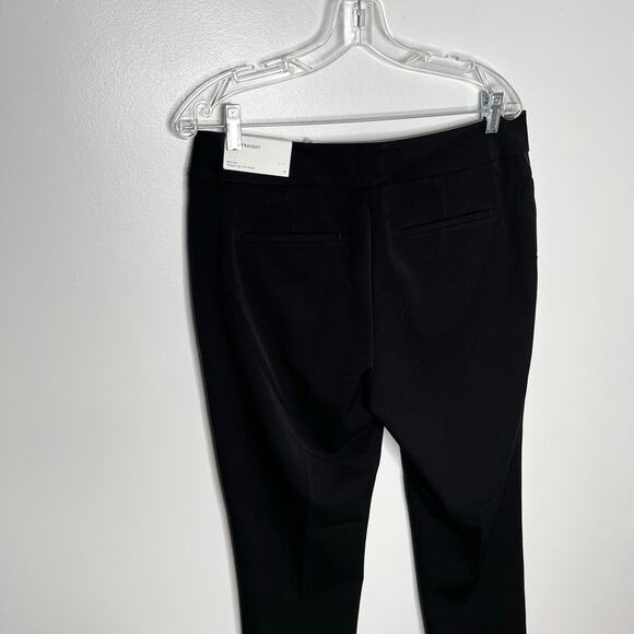 Ann Taylor Factory The Straight Dress Pants Women 10 Black Pleat Workwear Office - Picture 8 of 11